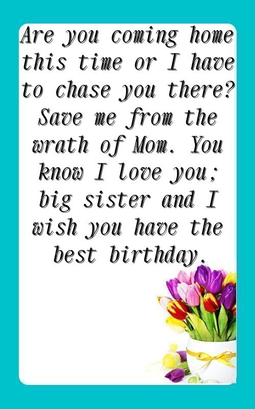 birthday wishes for sister in hindi and english